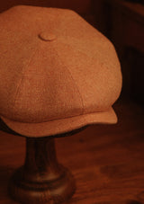 Fulton Baker Boy - (Mid-Width) Rose Sand Herringbone Pure Silk