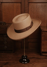 Gambler Genuine Panama Hat - Mocha