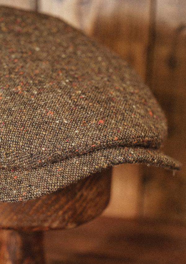 Geary Flat Cap - Russet Donegal