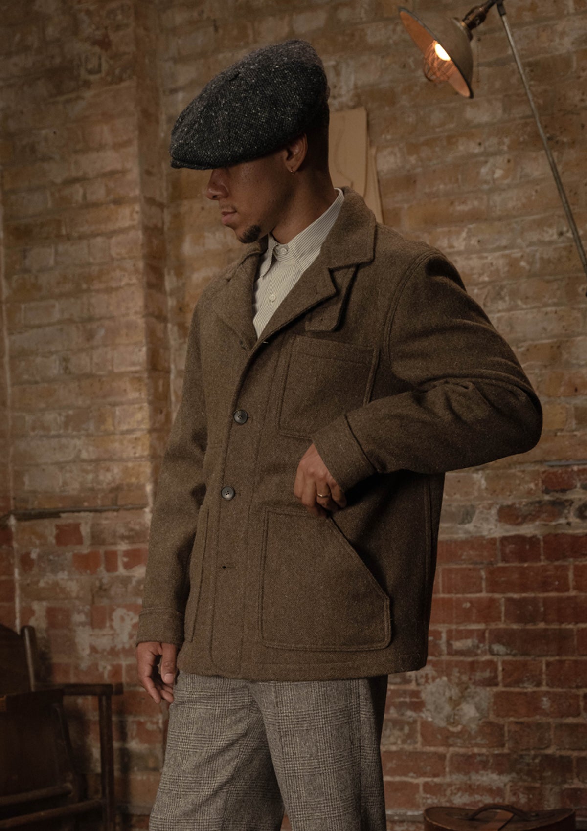 TODAYFUL Heavy wool jacket エクリュ　36 Chore Pure Wool Jacket - Dark Moss Green – Thomas Farthing London