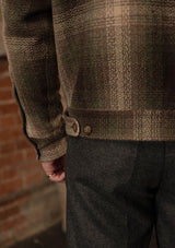 Midtown Pure Wool Cropped w/ 1960s Conmar Double Zipper Jacket - Lochside Plaid