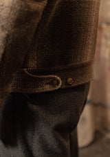 Midtown Pure Wool Cropped w/ 1940s Talon Zipper Jacket - Green Plaid
