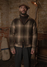 Midtown Pure Wool Cropped w/ 1960s Conmar Double Zipper Jacket - Lochside Plaid