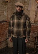 Midtown Pure Wool Cropped w/ 1960s Conmar Double Zipper Jacket - Lochside Plaid