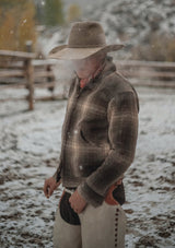 Midtown Pure Wool Cropped w/ 1960s Conmar Double Zipper Jacket - Lochside Plaid