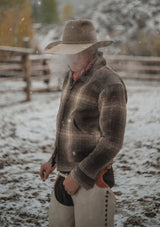 Midtown Pure Wool Cropped w/ 1960s Conmar Double Zipper Jacket - Lochside Plaid