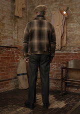 Midtown Pure Wool Cropped w/ 1960s Conmar Double Zipper Jacket - Lochside Plaid