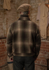 Midtown Pure Wool Cropped w/ 1960s Conmar Double Zipper Jacket - Lochside Plaid