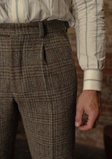 Coleman Harris Tweed Classic Trouser - Highland Mist Check