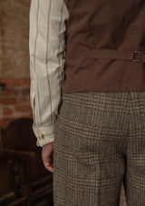 Coleman Harris Tweed Waistcoat - Highland Mist Check