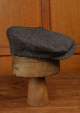 Stanton Baker Boy - (Wide Width) Dark Grey Herringbone