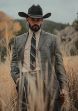 Grayson Jacket - Flint Herringbone