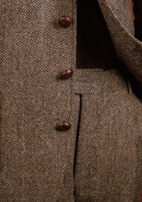 Grayson Jacket - Flint Herringbone