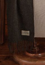 Merino Wool Scarf - Charcoal