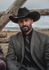 Grayson Jacket - Flint Herringbone