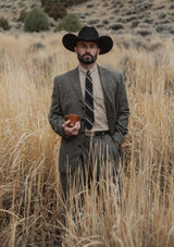 Grayson Jacket - Flint Herringbone