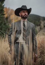 Grayson Jacket - Flint Herringbone