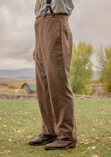 Fishtail Trousers - Toasted Tobacco
