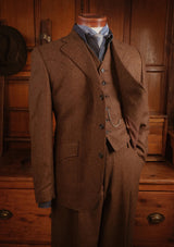 The Hawthorne 3 Piece Suit - Bison Brown