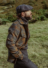 Fulton Baker Boy - (Mid-Width) Black Grain Donegal Tweed