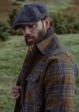 Fulton Baker Boy - (Mid-Width) Black Grain Donegal Tweed