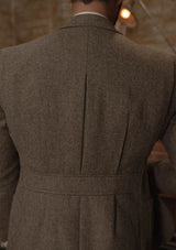 The Rivera 3 Piece Suit - Oatstone Herringbone