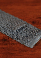 Silk Knitted Tie - Jade Green