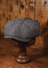 Morwell Baker Boy - (Mid-Width) Harris Tweed Blue Barleycorn