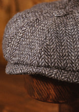 Morwell Baker Boy - (Mid-Width) Harris Tweed Blue Barleycorn