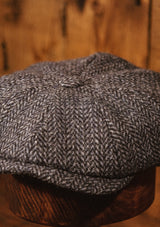 Morwell Baker Boy - (Mid-Width) Harris Tweed Blue Barleycorn