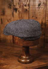 Morwell Baker Boy - (Mid-Width) Harris Tweed Blue Barleycorn