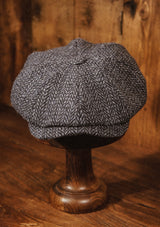 Morwell Baker Boy - (Mid-Width) Harris Tweed Blue Barleycorn