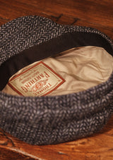 Morwell Baker Boy - (Mid-Width) Harris Tweed Blue Barleycorn