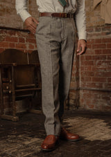 Munro Classic Trouser - Grey Prince of Wales