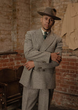 Munro Double Breasted Jacket - Grey Prince of Wales