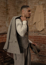 Munro Double Breasted Jacket - Grey Prince of Wales