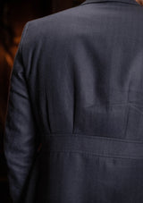 Brockman Jacket - Navy Herringbone