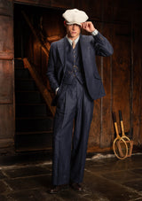 Brockman Jacket - Navy Herringbone