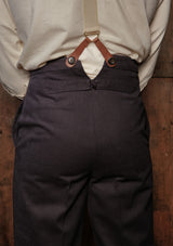 Mariner Fishtail Trousers - Iron Navy