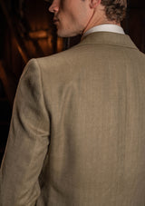 Coleman Jacket - Sage Herringbone