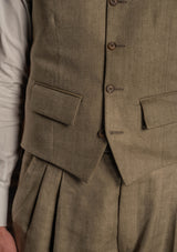 The Coleman Suit - Sage Herringbone