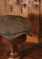 Ridgmount Baker Boy (Narrow Width) Donegal Pine Herringbone