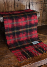 Merino Wool Scarf - Dark Maple