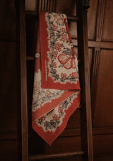 'Poire' Barn Red 100% Cotton Selvedge Bandana - #7