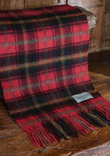 Merino Wool Scarf - Dark Maple
