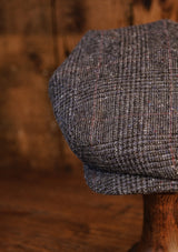Regency 50 Pence Flat Cap - Blue Prince Of Wales Check