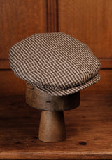 Regency 50 Pence Cap - Houndstooth Cashmere Silk Blend