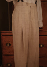 Rivera Clark Trouser - Light Prince of Wales