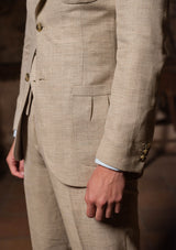 Rivera Pleated Pocket Jacket - Light Prince of Wales