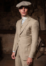 Rivera Pleated Pocket Jacket - Light Prince of Wales